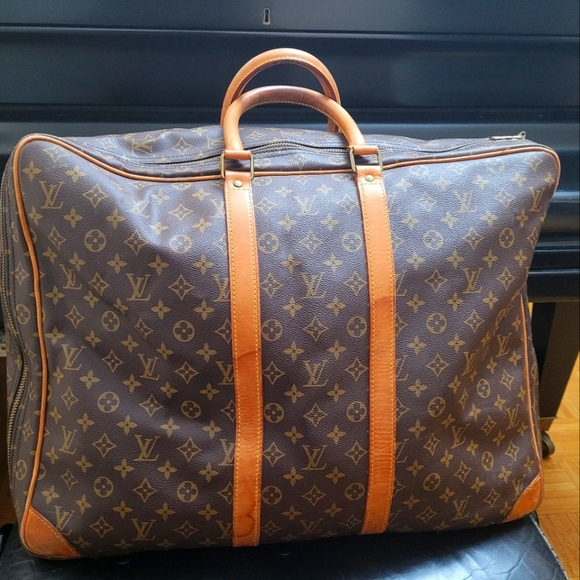 Authentic  100% Louis Vuitton Monogram Sirius 55 Travel Hand Bag - Picture 10 of 12